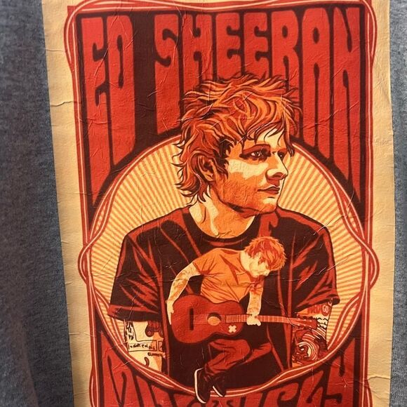 Ed Sheeran graphic Unisex Crewneck sweatshirt. Size 2XL - Picture 2 of 6